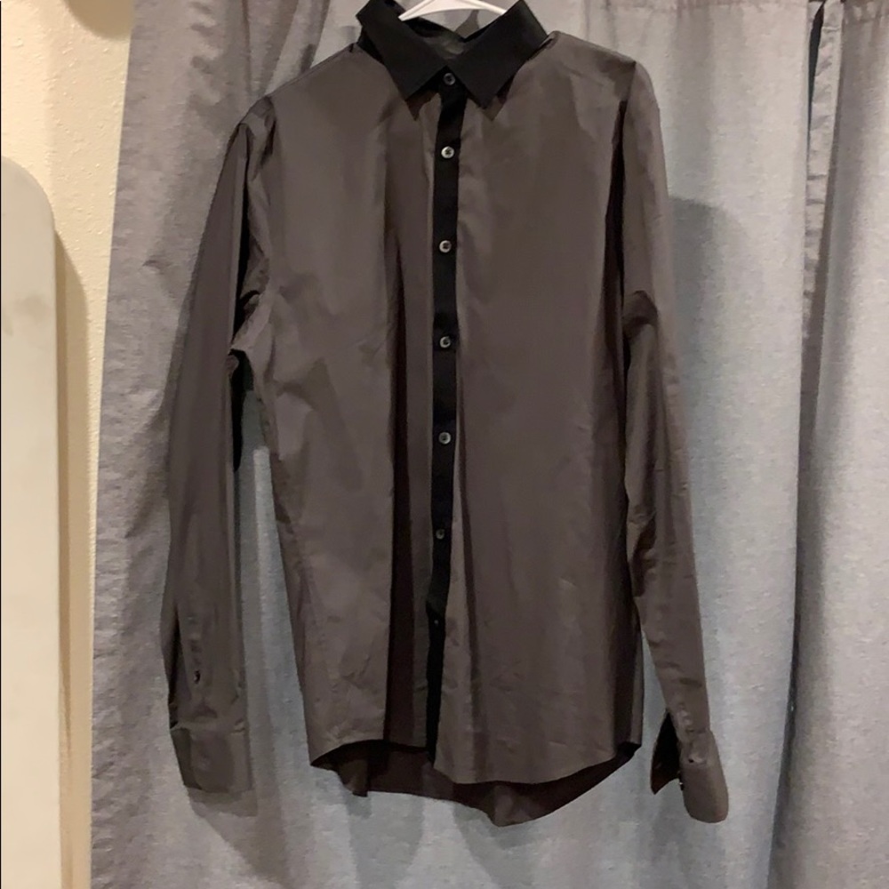 Dressy slim men shirt male long sleeves shirts